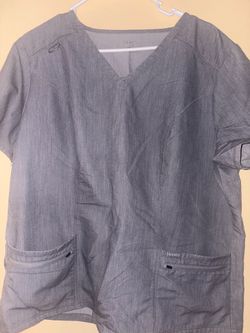 Gray scrubs