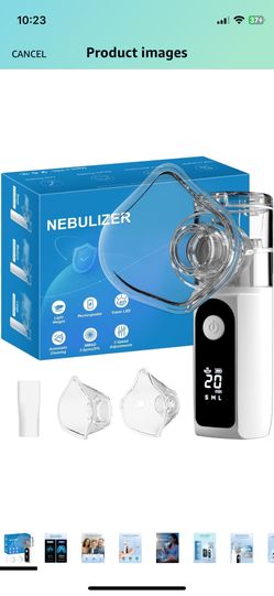 New Portable Nebulizer for Adults and Kids with Smart LED Display