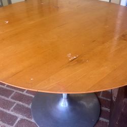 Wooden Table and Set Of Wooden Chairs (4 Chairs)