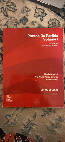 Spainish 101 Introductory To Spainish