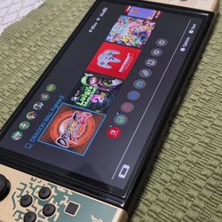 Nintendo Switch OLED – Zelda Tears of the Kingdom Edition – Excellent Condition - With Box - Missing Insert