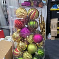 50 Shatter Resistant Christmas Ornaments
