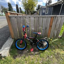 16 Inch Little Kids Spider-Man Bike