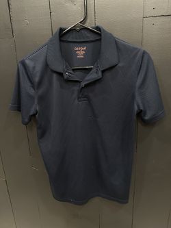Boys Size L 12/14 Navy Uniform Polo