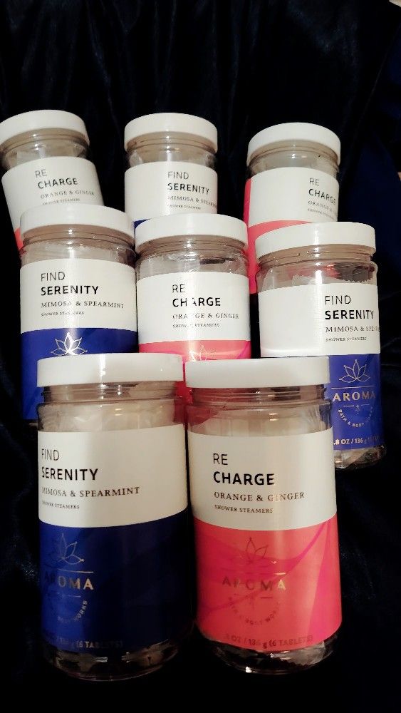 NEW BBW AROMATHERAPY SHOWER STEAMERS