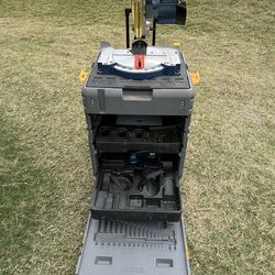 Ryobi wheeled tool container & miter saw packout