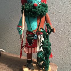 Genuine Navajo, “Early Morning Kachina “Doll, 9” tall, signed by E.G. $90
