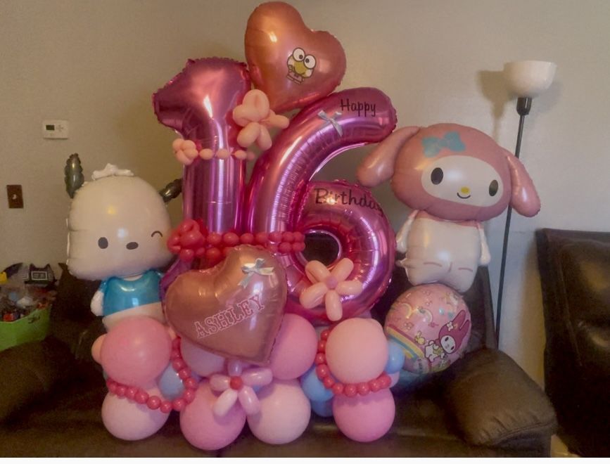 Sanrio Theme Balloon Bouquet