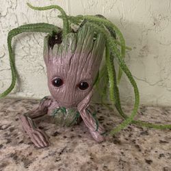 Baby Groot Flowerpot Tree Man Planter Flower Pot with Drainage Hole. PUPPY DOG TAIL CACTUS 