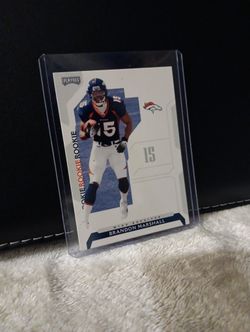 Brandon Marshall Trading Card For Sale.  Please Check Out My Page,  Lot's Of Great Deals. 