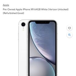 Iphone XR  Verizon Unlocked. E-sim