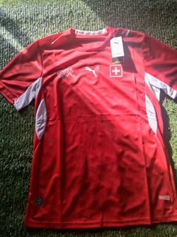 Switzerland jersey/Sizes Small through 2XL