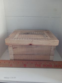 Handmade wooden box