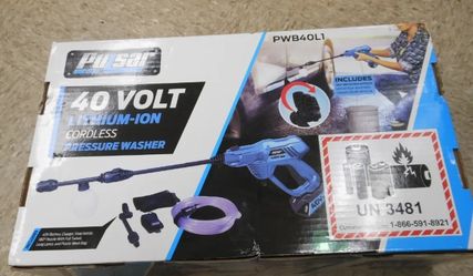Pulsar 40v lithium ion Cordless Pressure Washer.