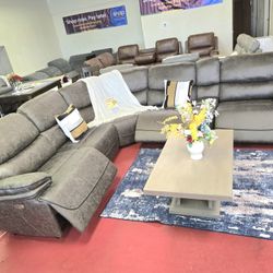Power Reclining Livingroom Sectional Couches Sofa 🛋 Only $49 Down 