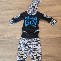 Hooded Long Sleeve And Pant Set 