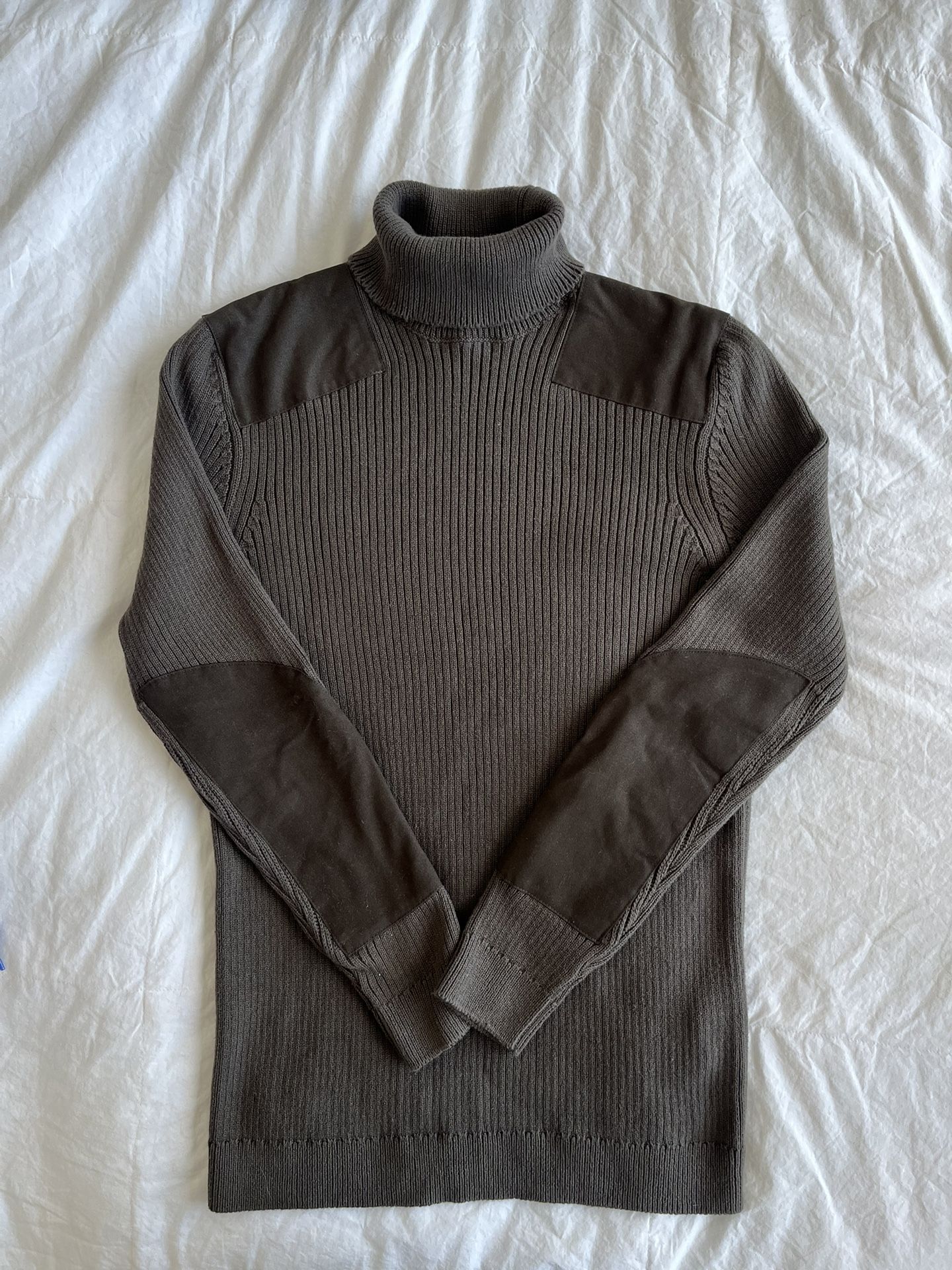 Zara men’s military style turtleneck sweater