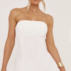 White Graduation Dress 