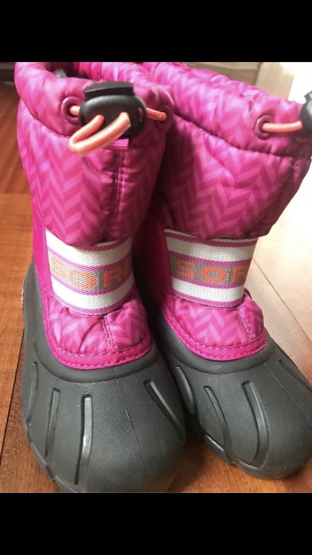 Sorel girl winter boots - size 10