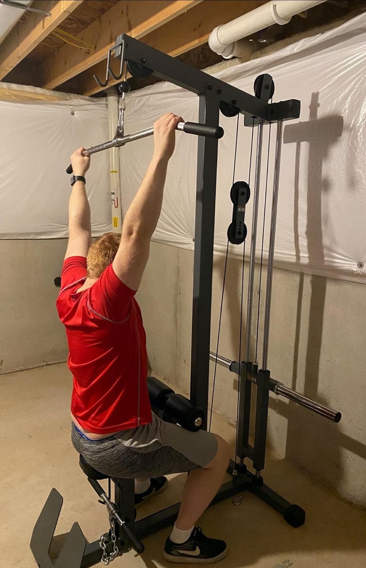 LAT Pull Down and Low Row Cable Machine,