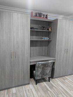 Closets and cabinets