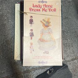 Lady Anne Dress Me Doll 1980s 