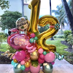 Balloons Bouquet - Decorations- Happy Birthday 