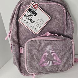 Reebok 2pc Pink Scout Backpack Set