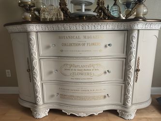 Large painted dresser cabinet