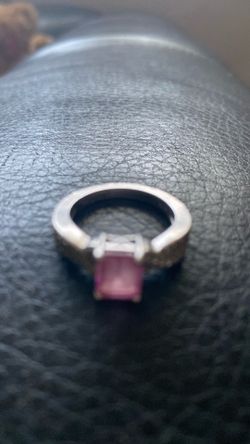 Sterling Silver Pink Ice