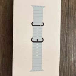 Apple Watch Ocean Band In Ice Blue And Black Titanium For Apple Watch
