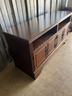 Ashley Hamlyn 60" TV Stand in Dark Brown