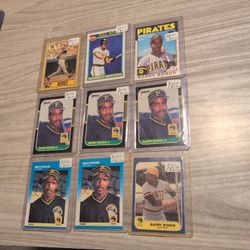 Barry Bonds Baseball Card Lot $80