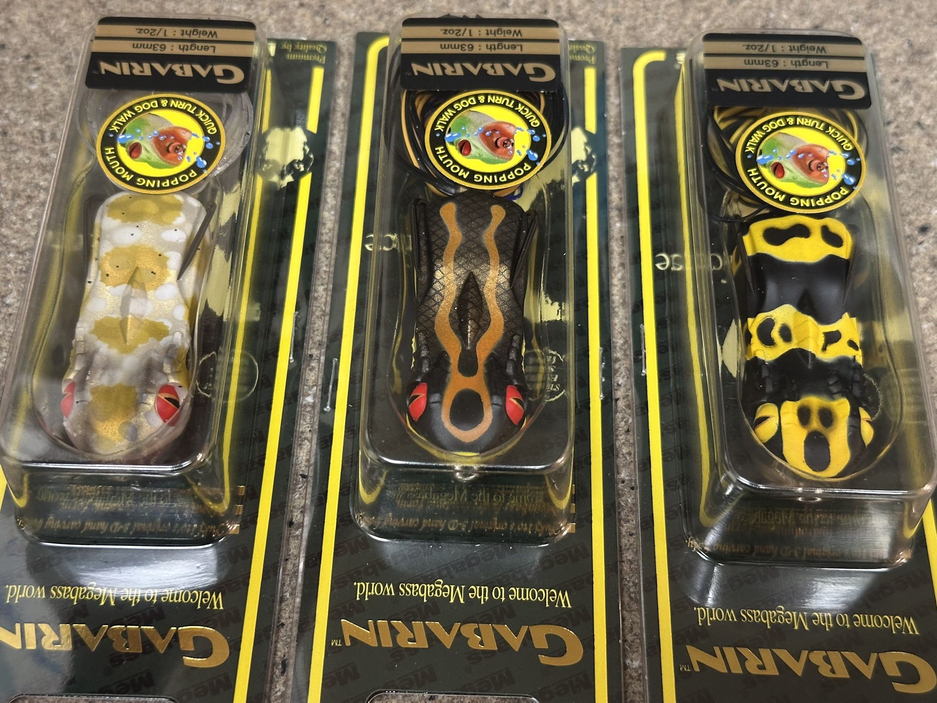 Megabass New Gabarin Frogs