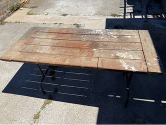 Wood table