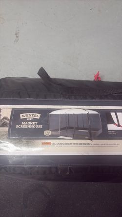 Wenzel Magnet Screenhouse – Like New, Used Once