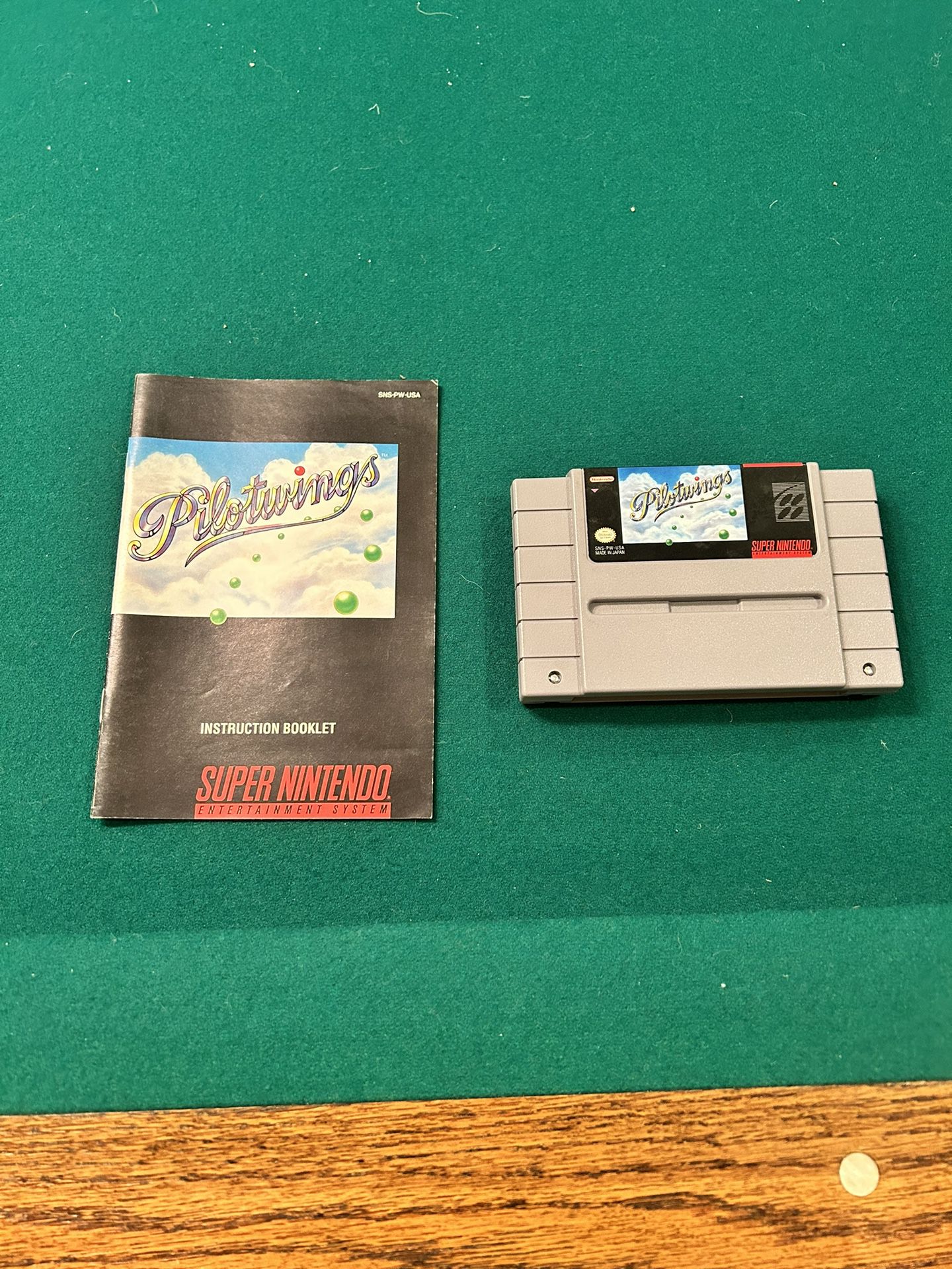Pilotwings With Manual - Tested & Works