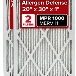 3m HVAC Filter 20x30x1  2pack