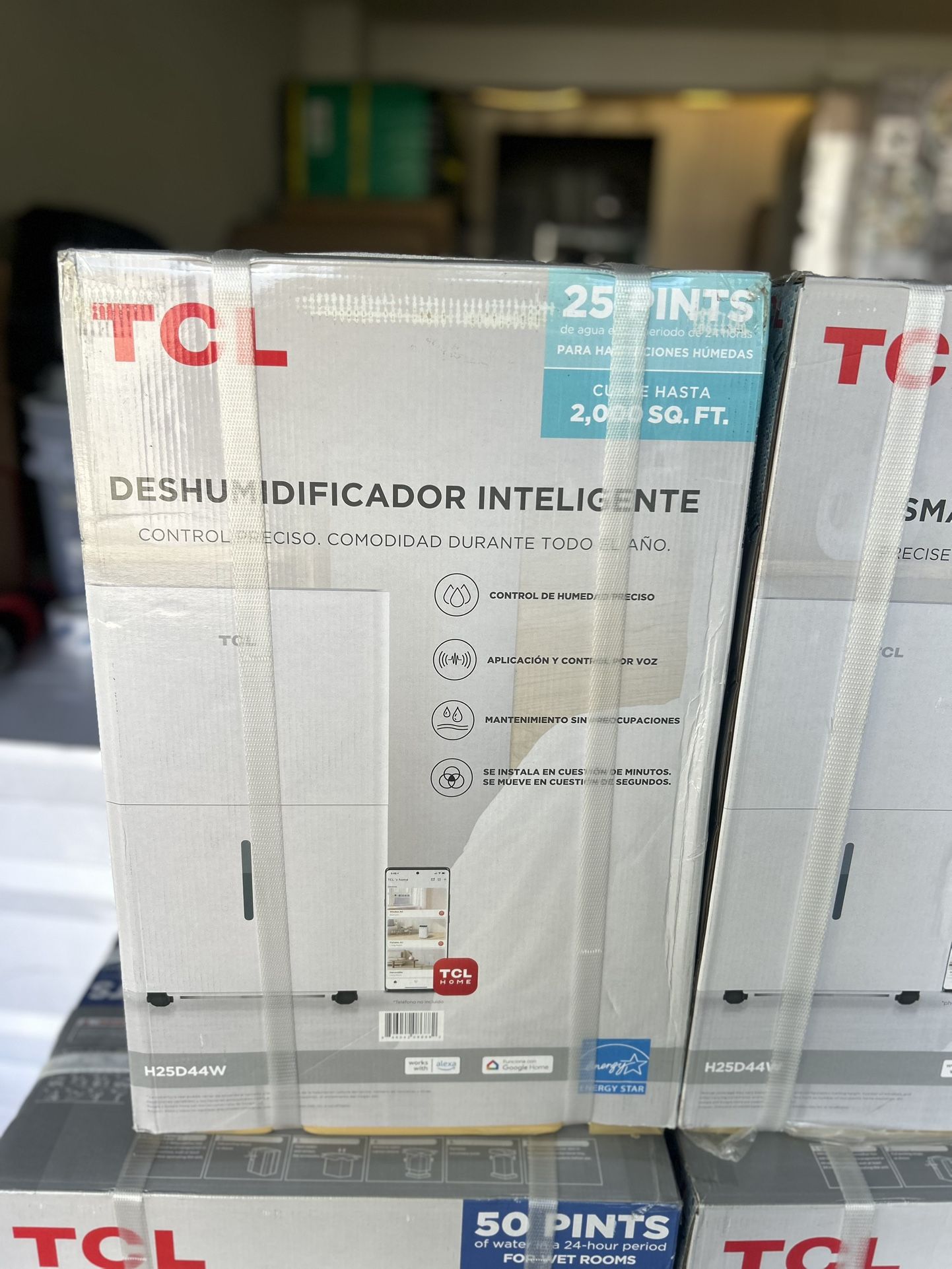 TCL 2000sqft Smart Dehumidifier Energy Star