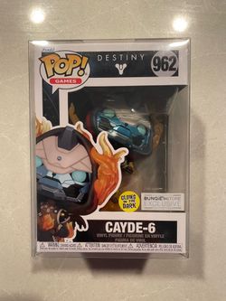 GLOW Cayde-6 Funko Pop *VAULTED* Bungie Store Exclusive Destiny 962 with protector Games Playstation PS5 SEGA Nintendo XBOX GITD