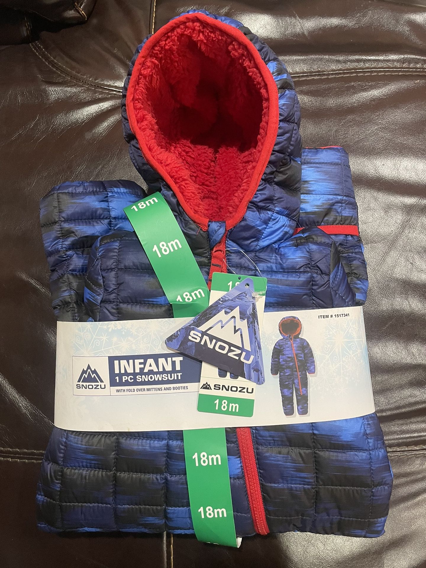 Snozu Infant 1-piece Snowsuit 18M