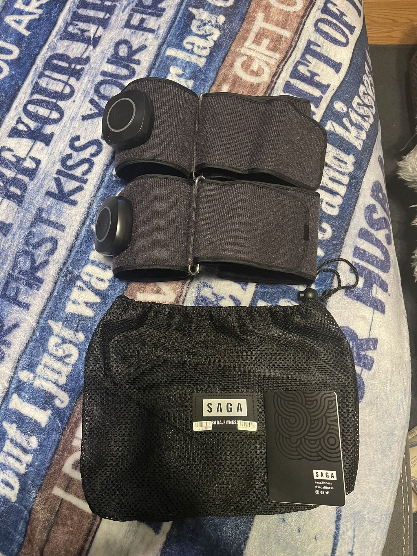 🏋️♂️ Saga BFR Cuffs – Blood Flow Restriction Training – Like New!