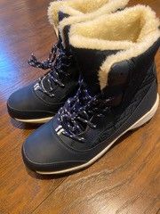New -Cute Navy Snow Boots Size 40