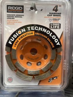 Ridgid Concrete grinding coating removal leveling