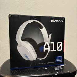 (NEW) Logitech Astro A10 Wired Gaming Headset PlayStation PS5 PS4 XBOX & MAC PC