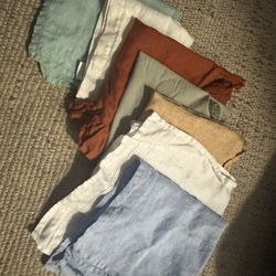 Neutral Linen Tablecloth Bundle – Earthy Colors