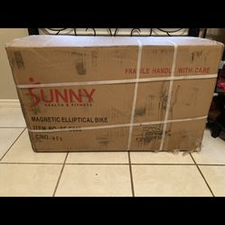 New In Box Sunny Elliptical Bike 