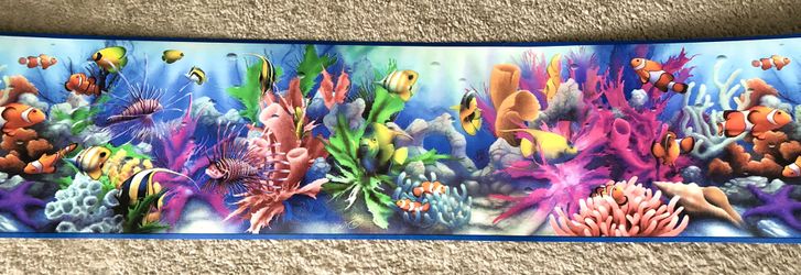 Tropical Fish Wallpaper Border 