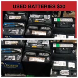 Batteries $30