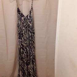 Miss Tina Knowles Jungle Zebra Sundress